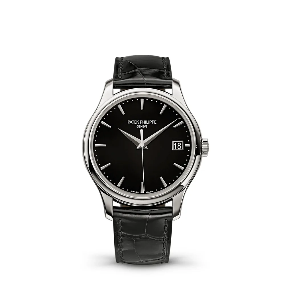Patek Philippe Calatrava, White gold, Black dial