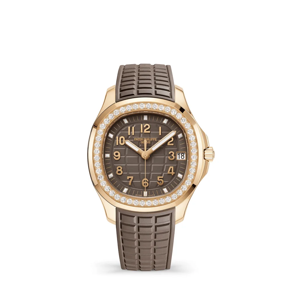 Patek Philippe Aquanaut, Rose gold, Taupe dial