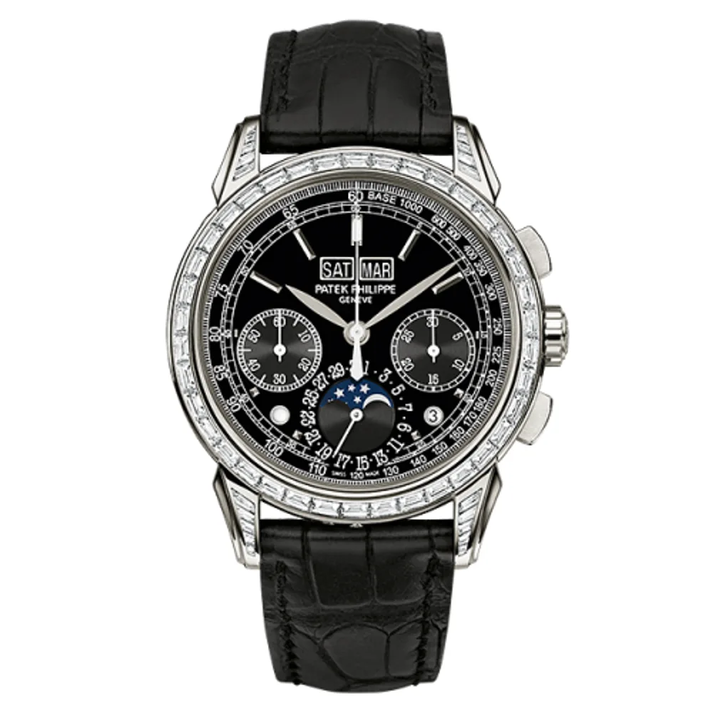 Patek Philippe Grand Complications Perpetual Calendar Chronograph 5271 Platinum / Black