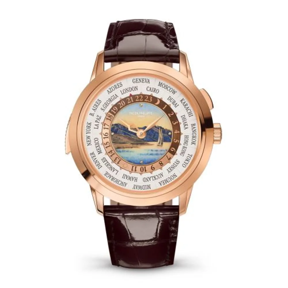 Patek Philippe Grand Complications World Time Minute Repeater Rose Gold / Lavaux / Hong Kong