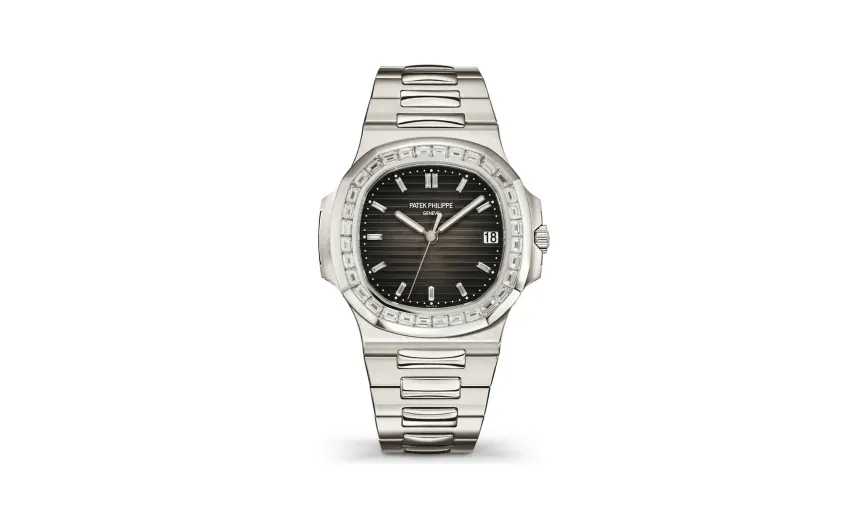 Patek Philippe Nautilus, Platinum, Charcoal grey dial