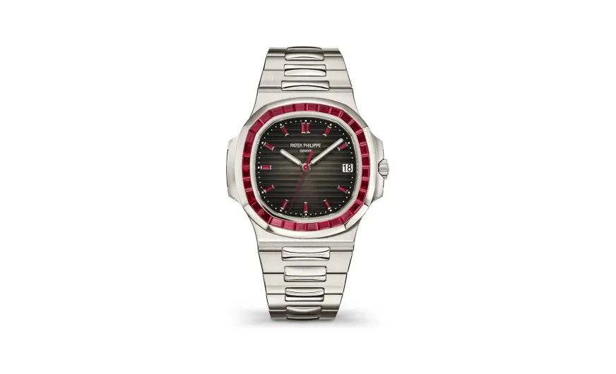 Patek Philippe Nautilus, Platinum, Charcoal grey dial
