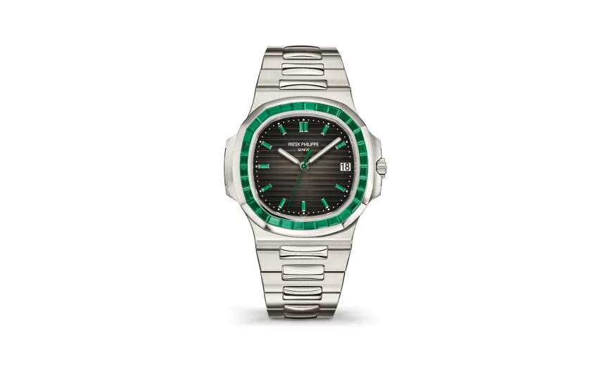 Patek Philippe Nautilus, Platinum, Charcoal grey dial