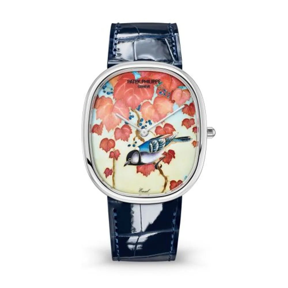Patek Philippe Golden Ellipse 5738 White Gold / Japanese Prints