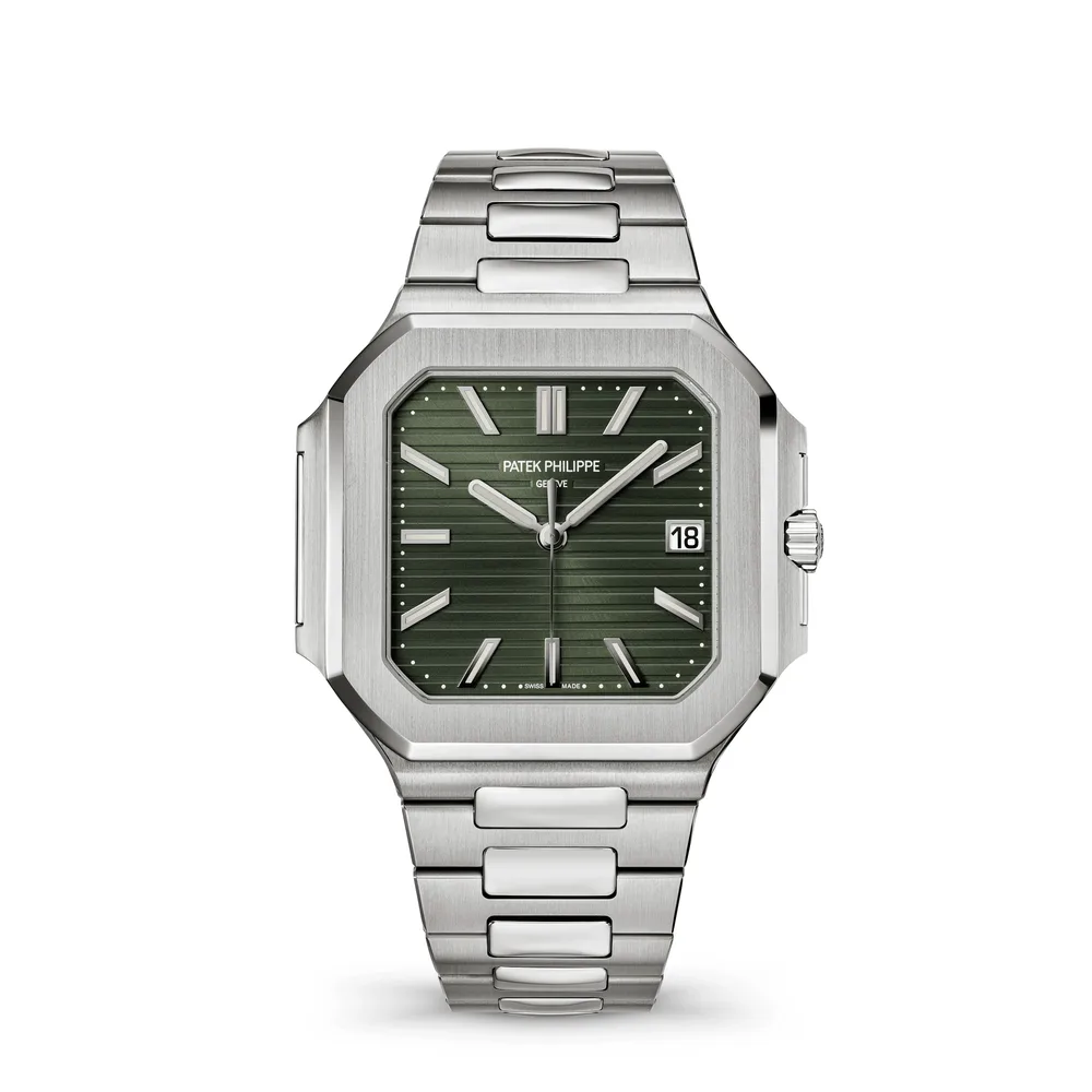 Patek Philippe Cubitus, Steel, Olive green dial