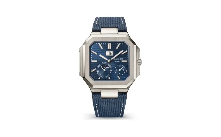 Patek Philippe Cubitus, Platinum, Blue dial