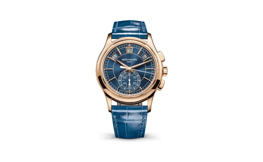 Patek Philippe Complications, Rose gold, Blue dial