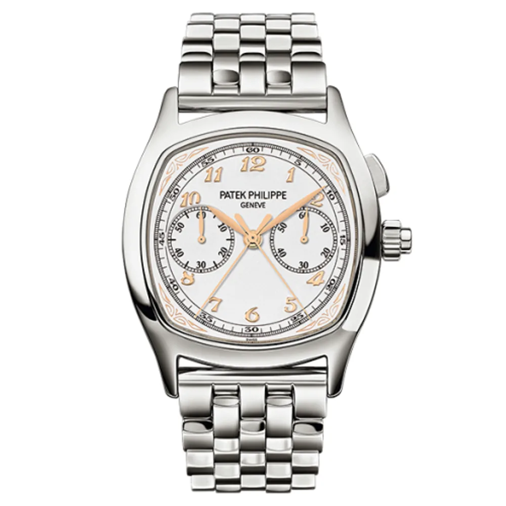 Patek Philippe Grand Complications Split-Seconds Chronograph 5950 Stainless Steel / Silver / Bracelet