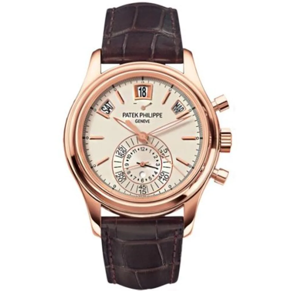 Patek Philippe Complications Annual Calendar Chronograph 5960 Rose Gold / Silver