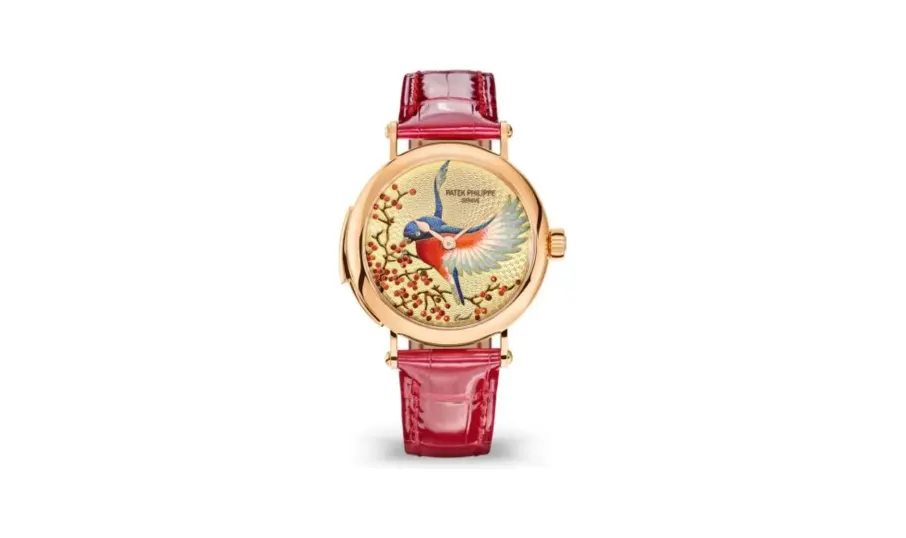Patek Philippe Grand Complications Minute Repeater 7000 Rose Gold / Bird