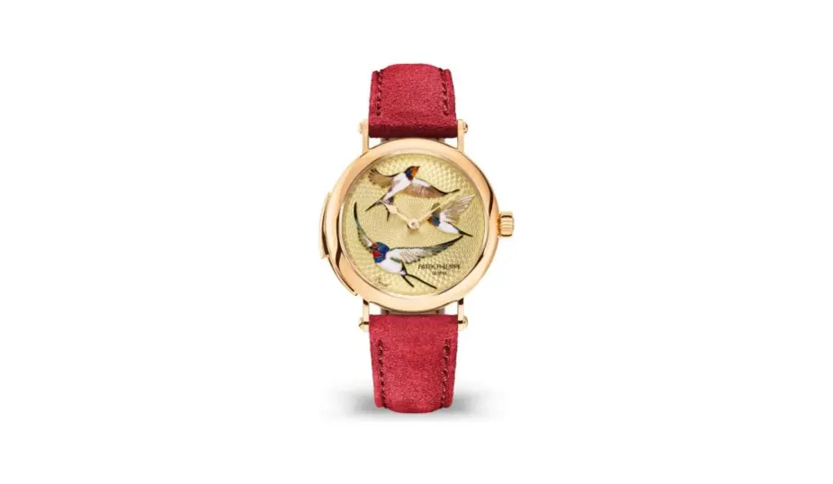 Patek Philippe Grand Complications Minute Repeater 7000 Rose Gold / Swallows in Flight
