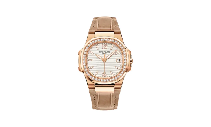 Patek Philippe Nautilus 7010 Rose Gold / White