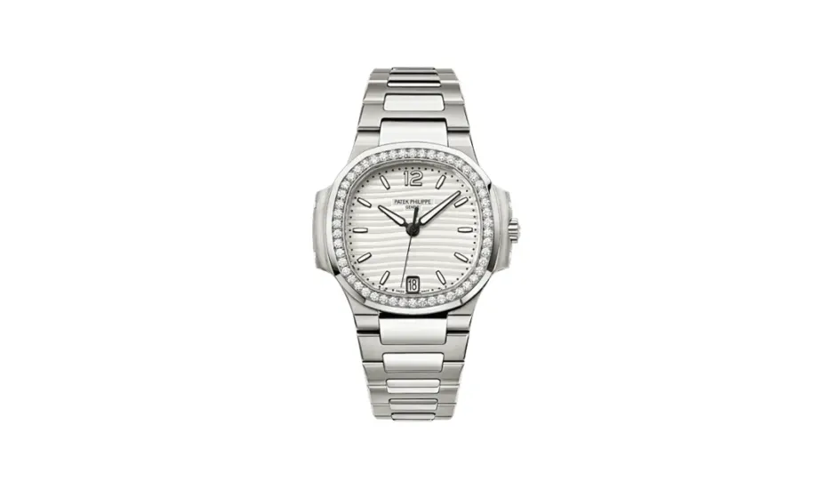 Patek Philippe Nautilus 7018 'Silvery White' Stainless Steel / White