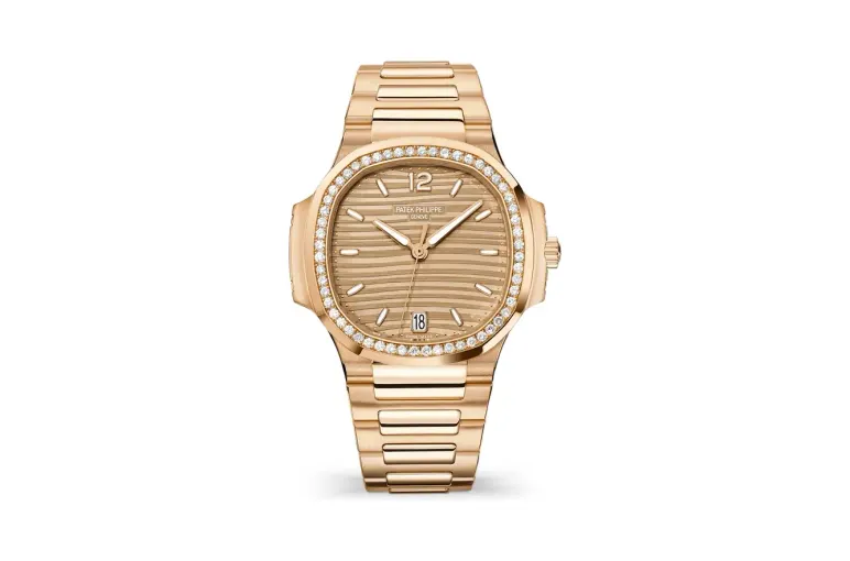 Patek Philippe Nautilus, Rose gold, Golden brown dial