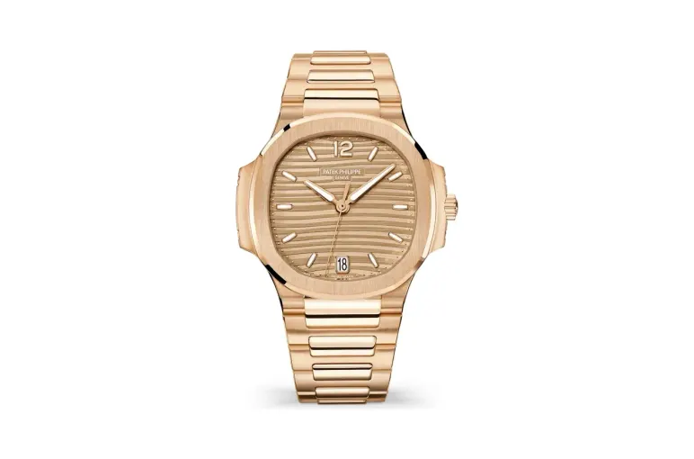 Patek Philippe Nautilus, Rose gold, Golden brown dial