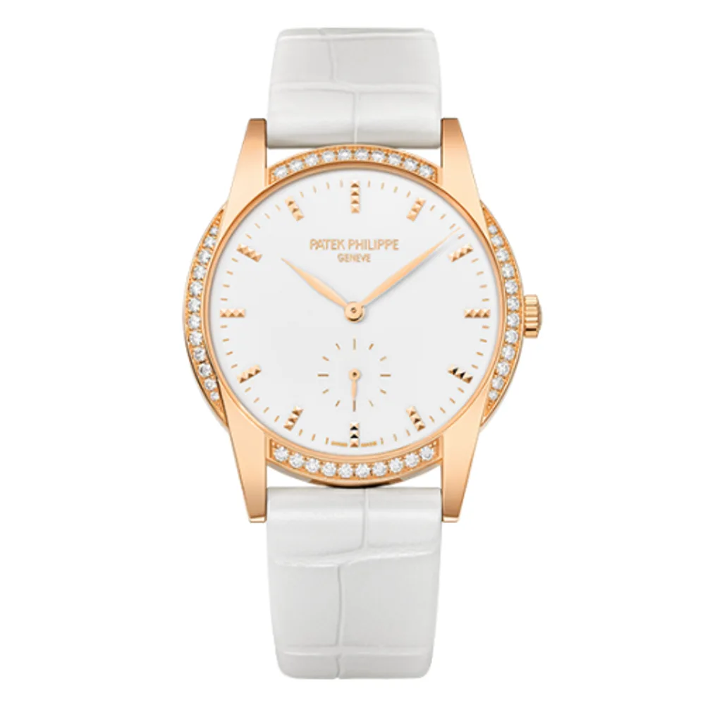 Patek Philippe Calatrava 7122 Rose Gold / White