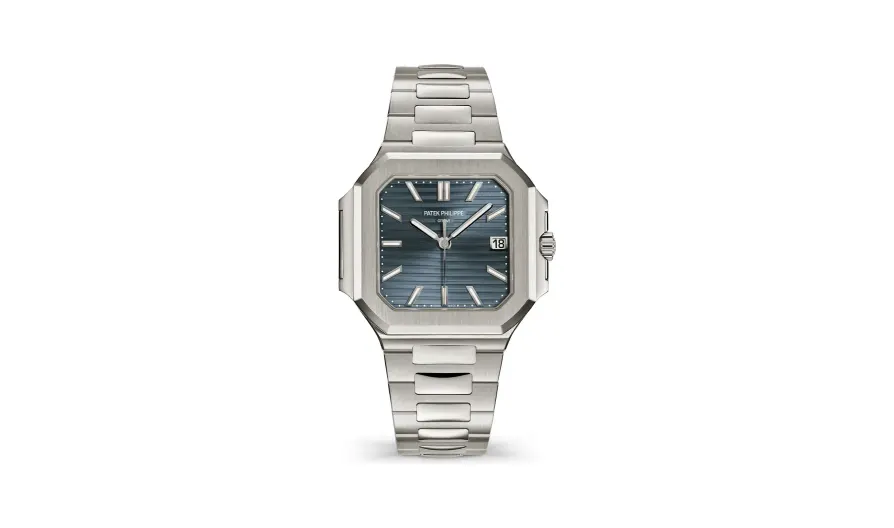 Patek Philippe Cubitus, White gold, Blue-grey dial