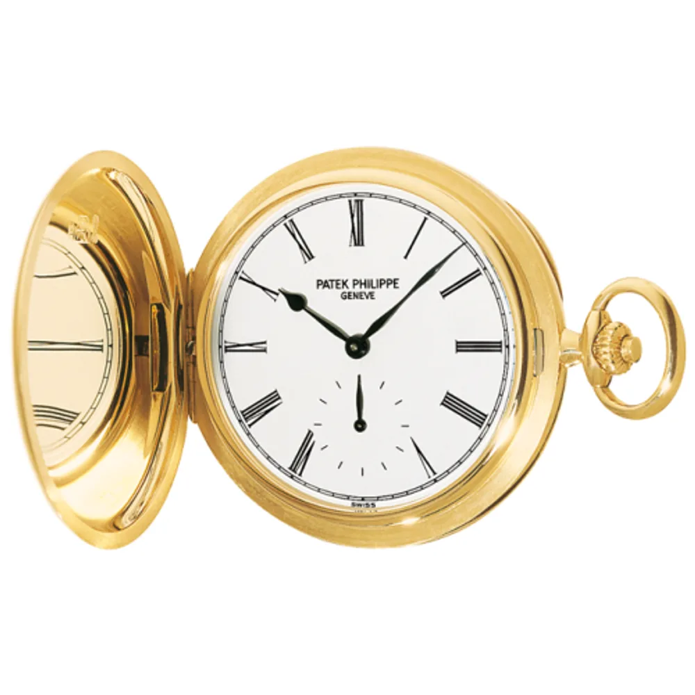 Patek Philippe Pocket Watch Savonette Yellow Gold / White