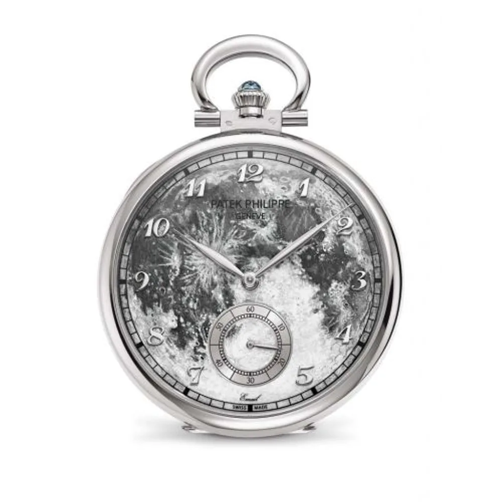 Patek Philippe Pocket Watch Lepine White Gold / First Steps on the Moon