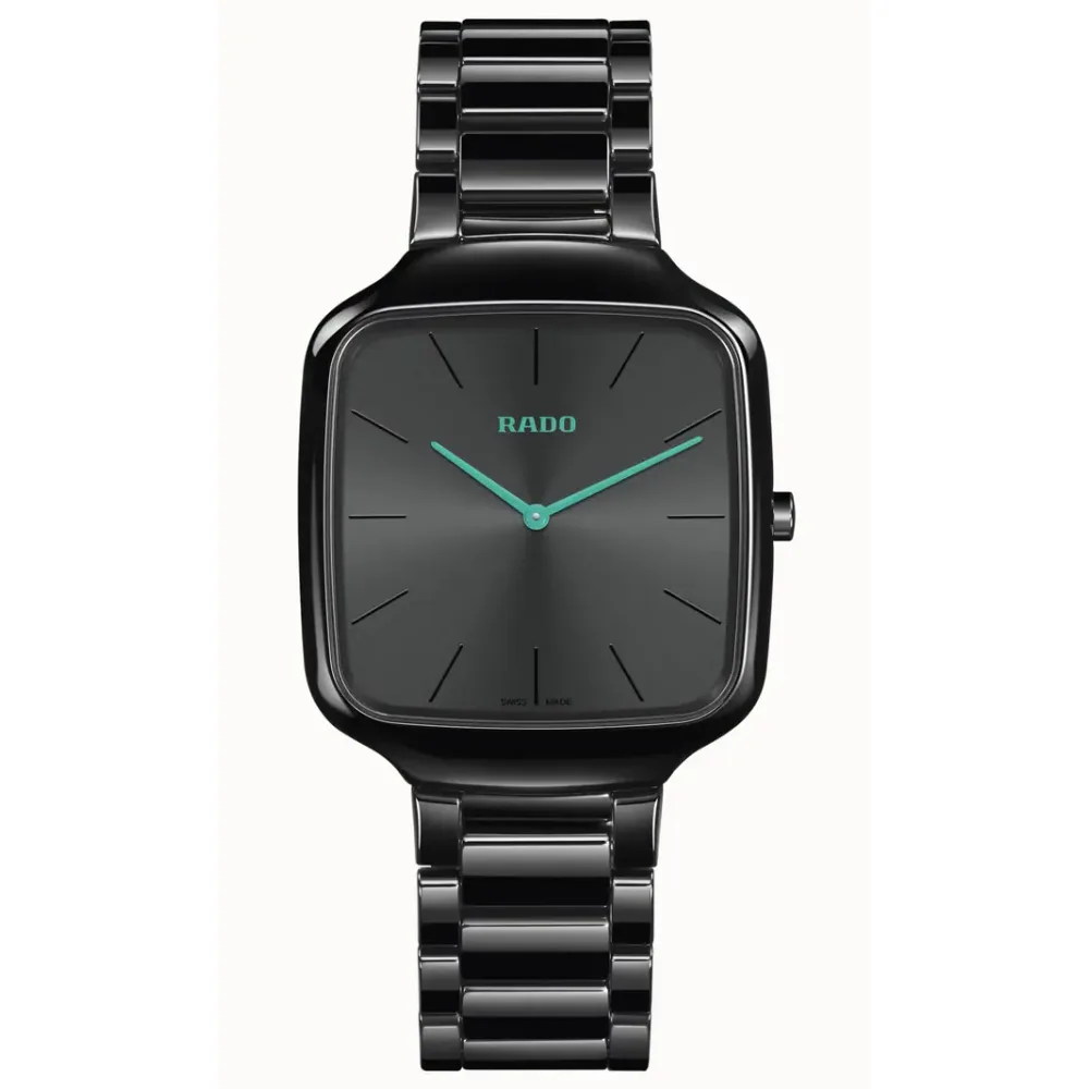Rado True Square Thinline, High-Tech Ceramic