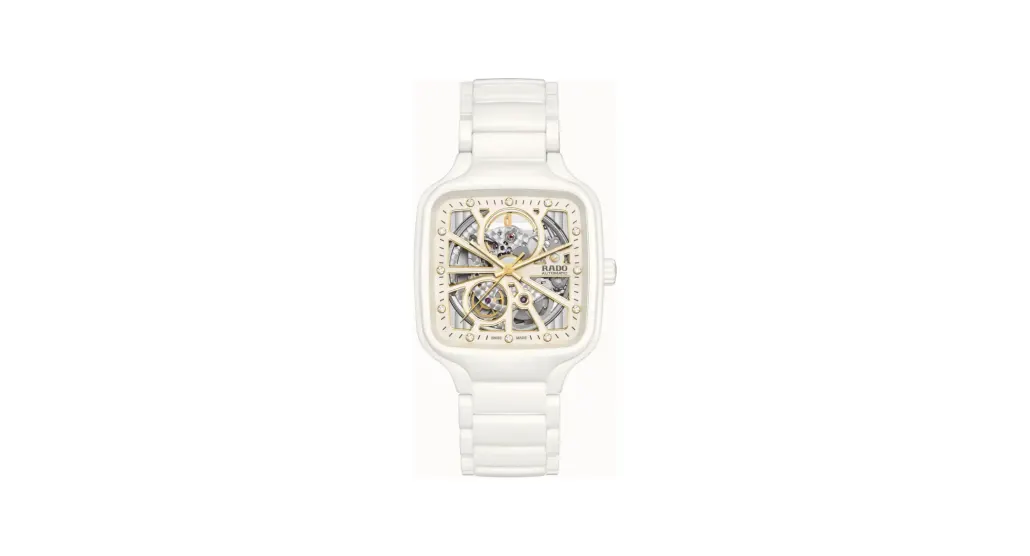 Rado True Square Automatic Open Heart, High-Tech Ceramic