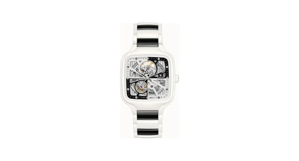 Rado True Square Automatic Open Heart Diamonds Limited Edition, High-Tech Ceramic