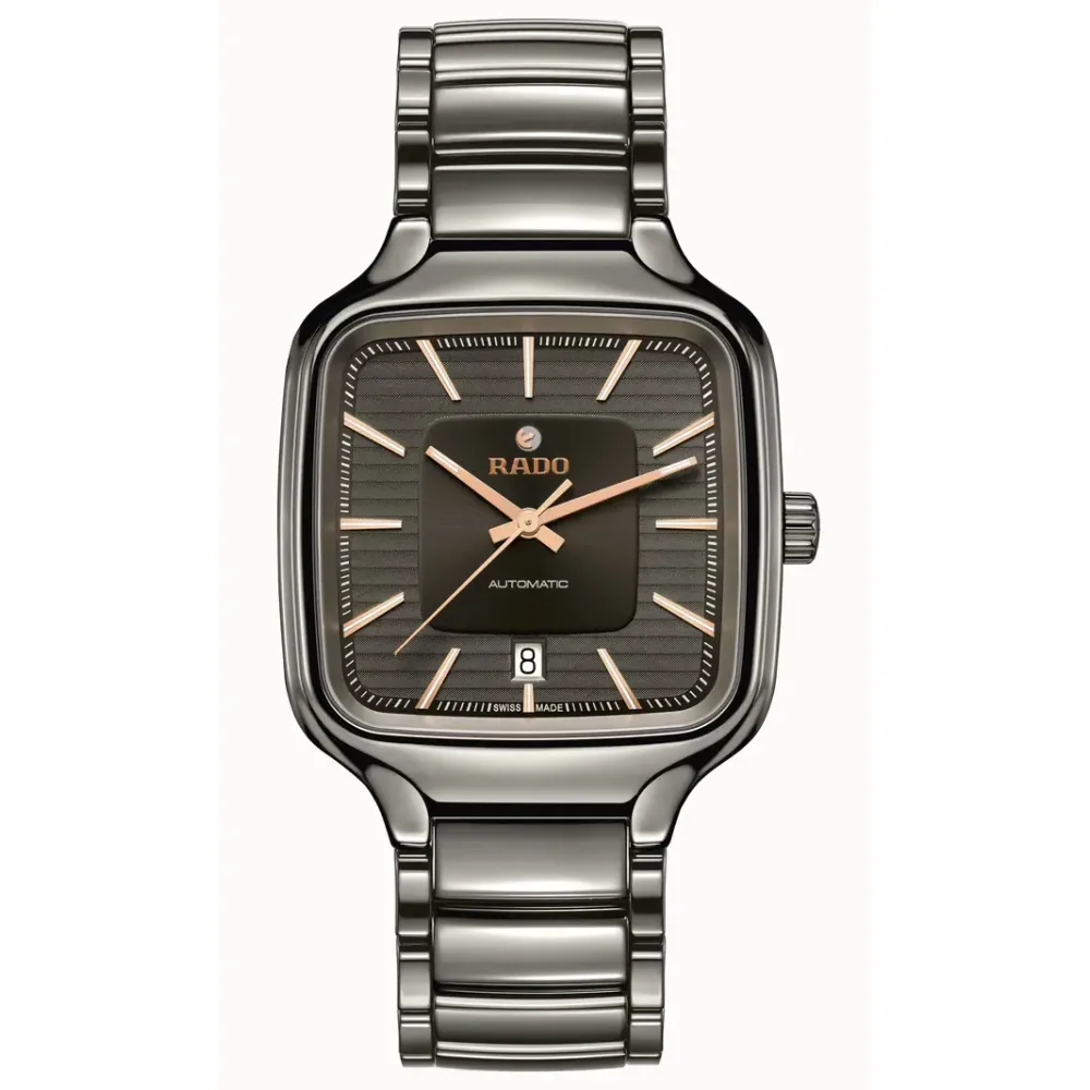 Rado True Square Automatic, Plasma High-Tech Ceramic, Titanium