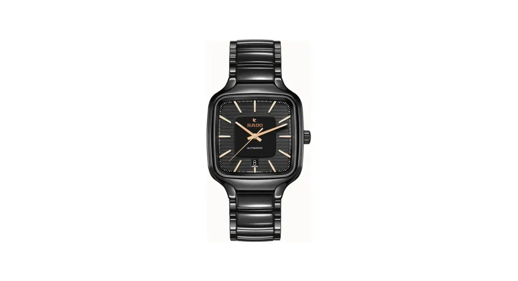 Rado True Square Automatic, High-Tech Ceramic, Titanium / PVD