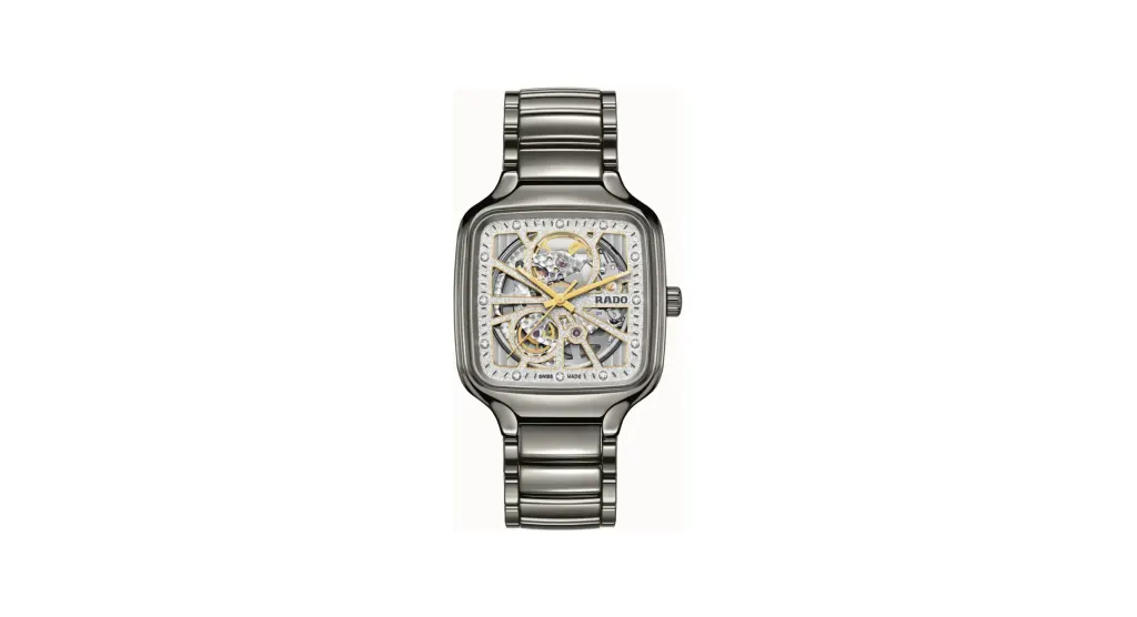 Rado True Square Automatic Open Heart Sparkling, Plasma High-Tech Ceramic