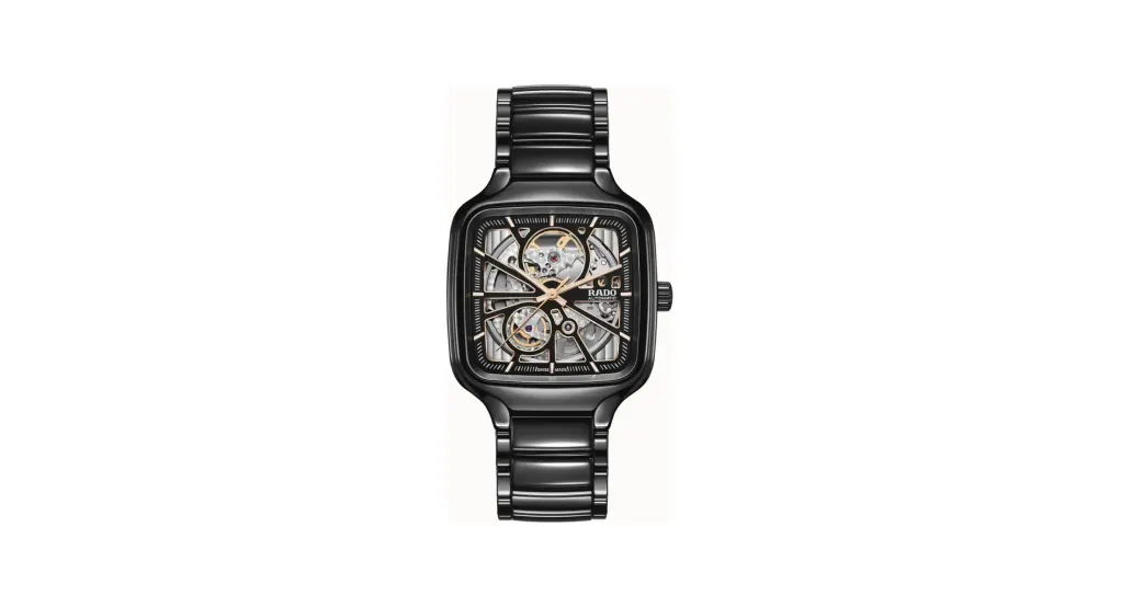 Rado True Square Automatic Open Heart, High-Tech Ceramic