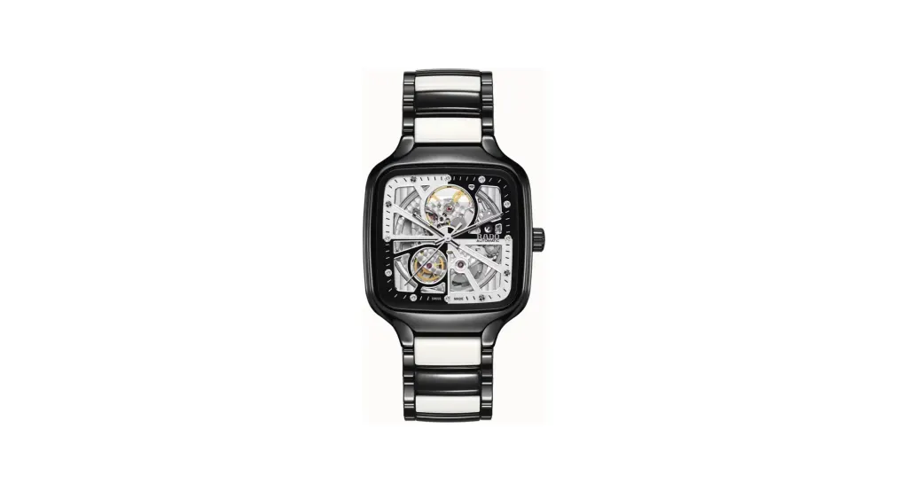 Rado True Square Automatic Open Heart Diamonds Limited Edition, High-Tech Ceramic