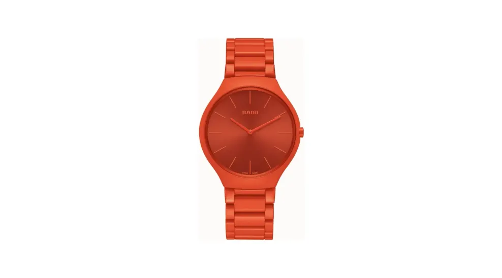 Rado True Round Thinline Les Couleurs™ Le Corbusier Powerful orange 4320S