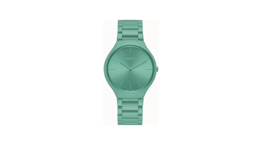 Rado True Round Thinline Les Couleurs™ Le Corbusier Slightly greyed English green 32041