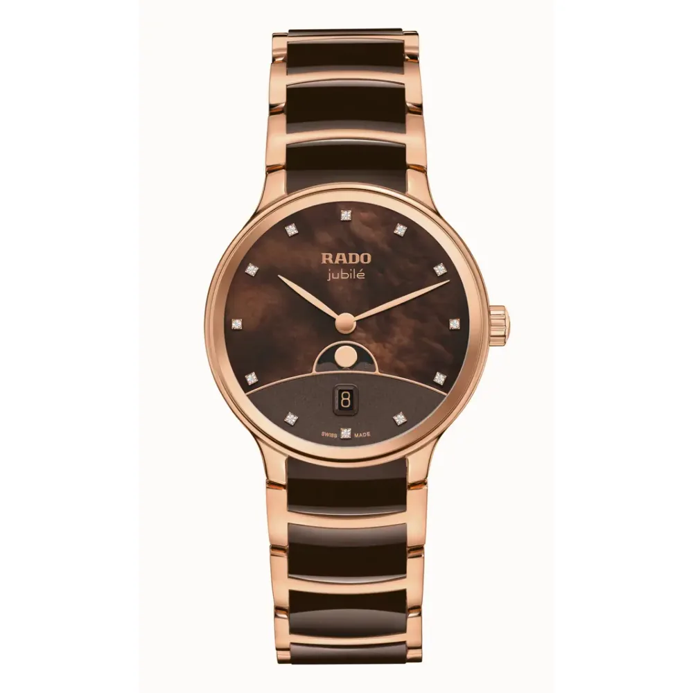 Rado Centrix Moonphase, Stainless steel / PVD