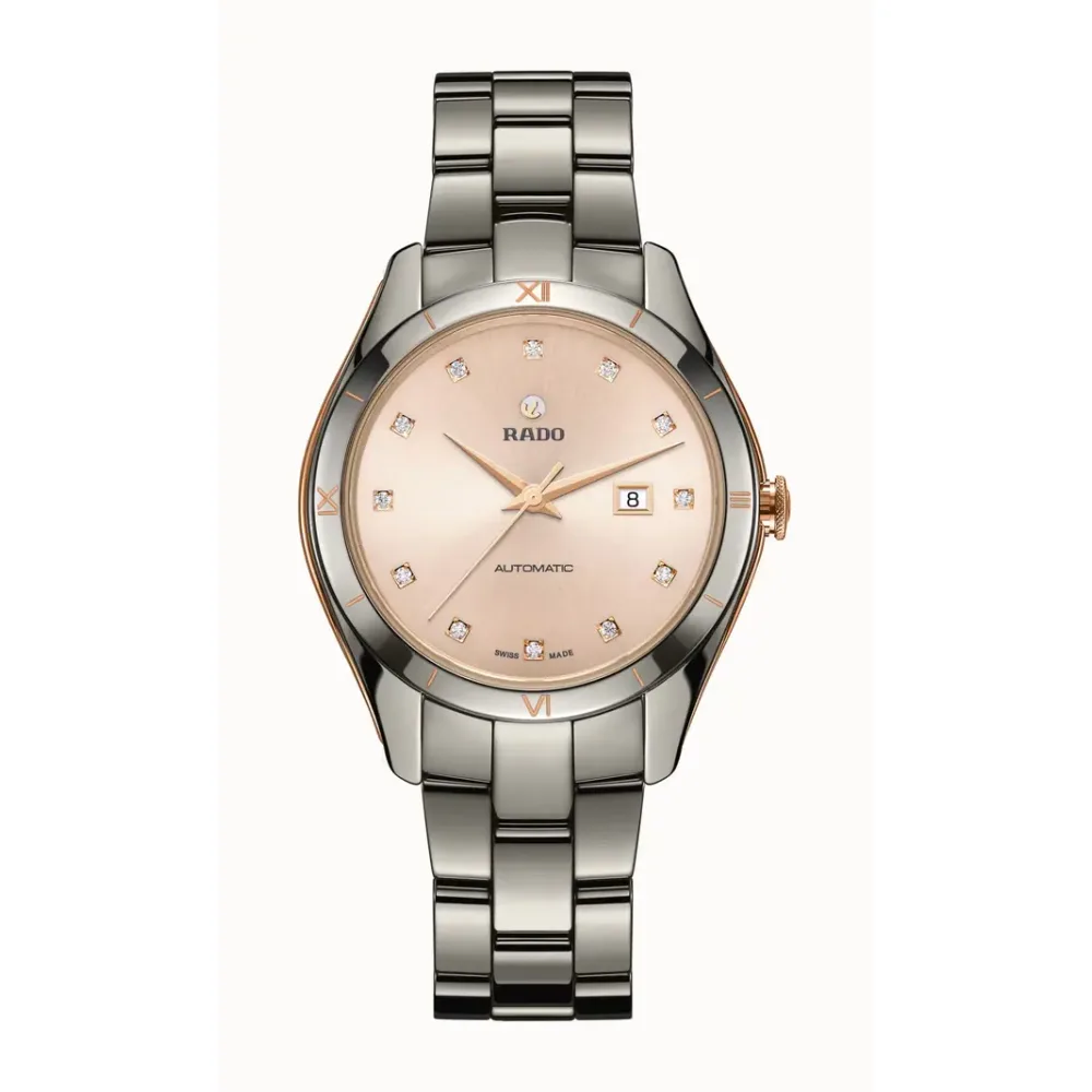 Rado HyperChrome Automatic Diamonds, Plasma High-Tech Ceramic, Stainless steel / PVD, Titanium