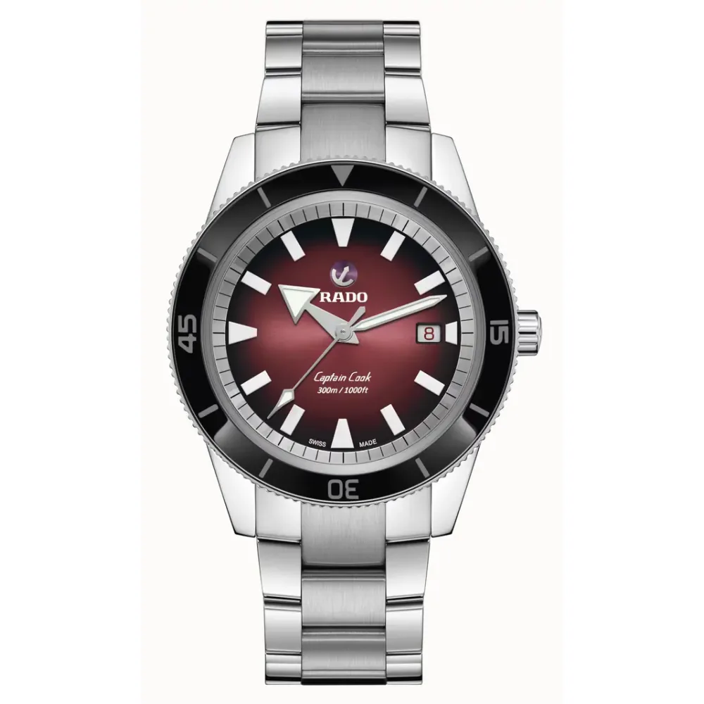 Rado Captain Cook Automatic, High-Tech Ceramic, Stainless Steel