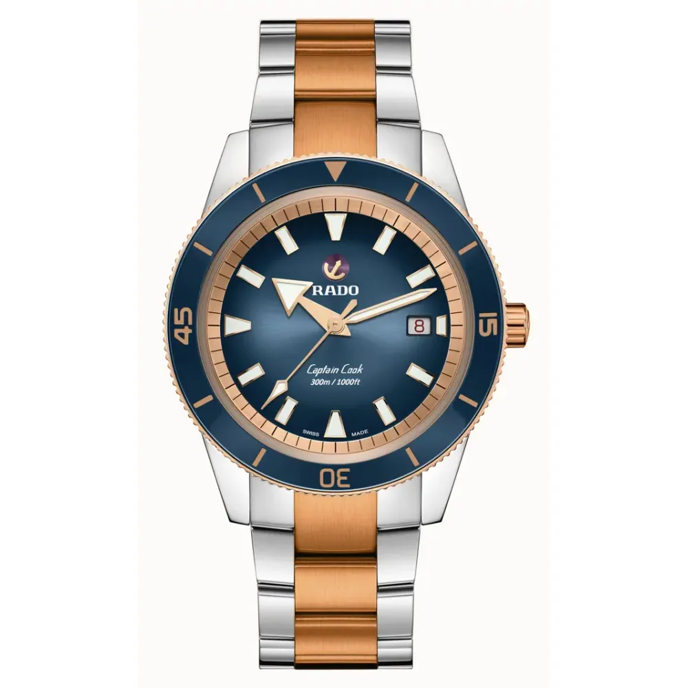 Rado Captain Cook Automatic, High-Tech Ceramic, Stainless Steel, Stainless steel / PVD