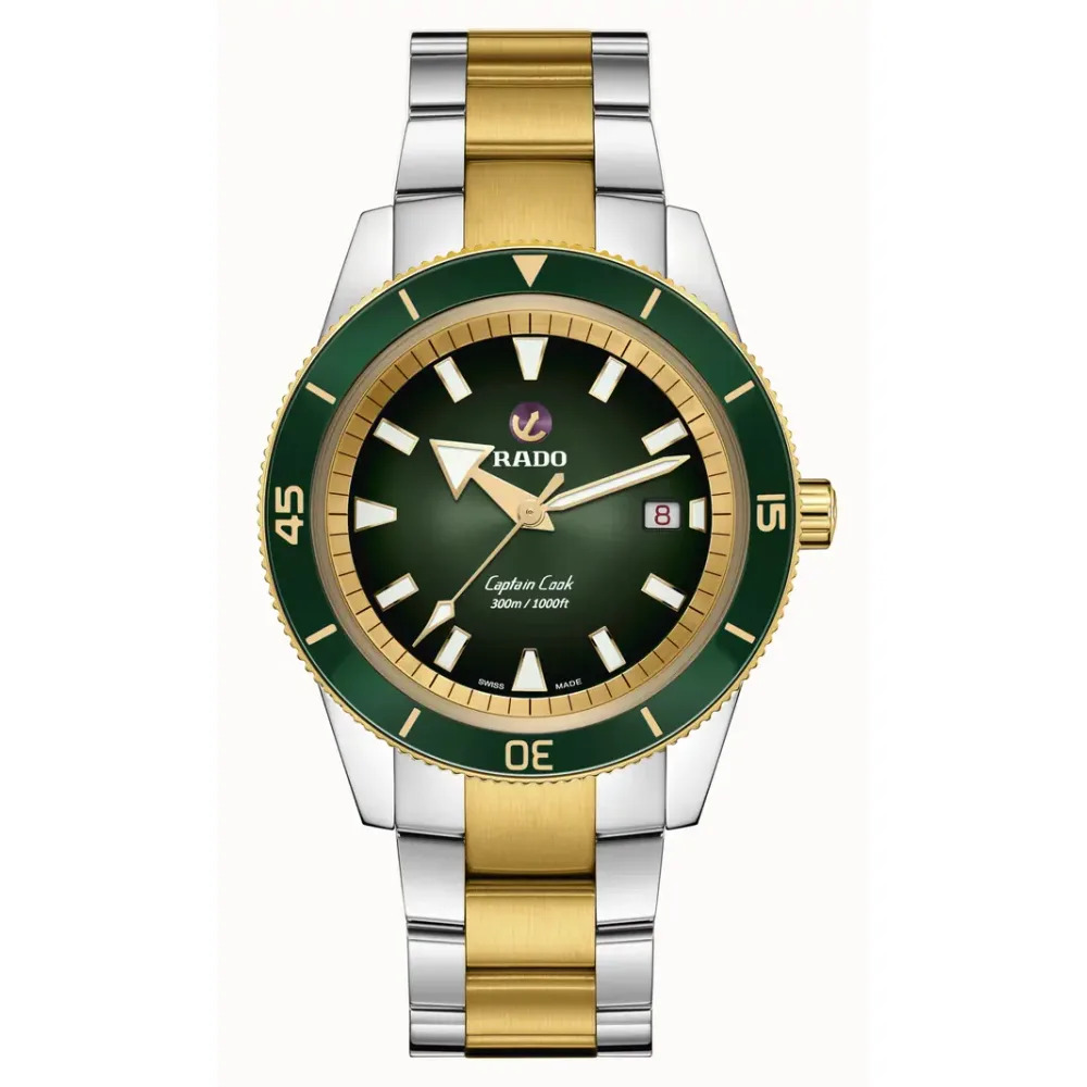 Rado Captain Cook Automatic, High-Tech Ceramic, Stainless Steel, Stainless steel / PVD