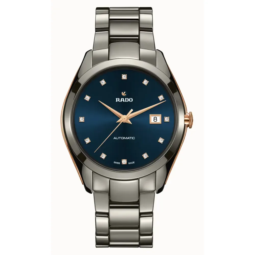 Rado HyperChrome Automatic Diamonds, Plasma High-Tech Ceramic, Stainless steel / PVD, Titanium