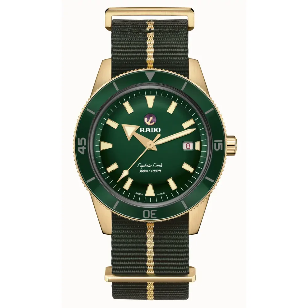 Rado Captain Cook Automatic Bronze, Bronze, High-Tech Ceramic, Titanium