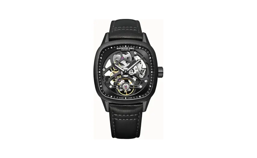 Raymond Weil Freelancer Automatic Cushion Skeleton Limited Edition Watch, 40 x 40 mm