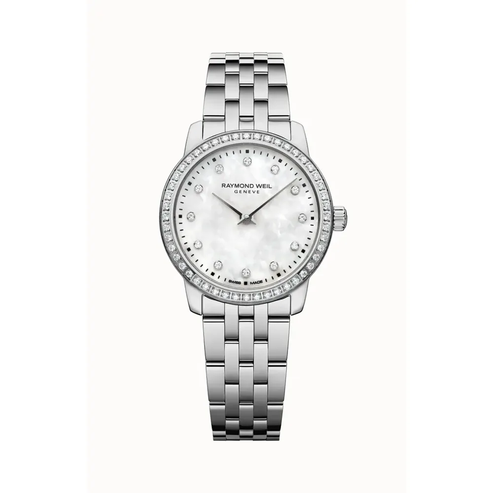 Raymond Weil Toccata Ladies Classic 60 Diamonds Stainless Steel Quartz Watch, 24 mm
