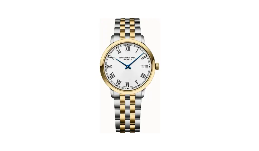 Raymond Weil Toccata Men's Classic Two-Tone Gold PVD Quartz Watch, 39 mm