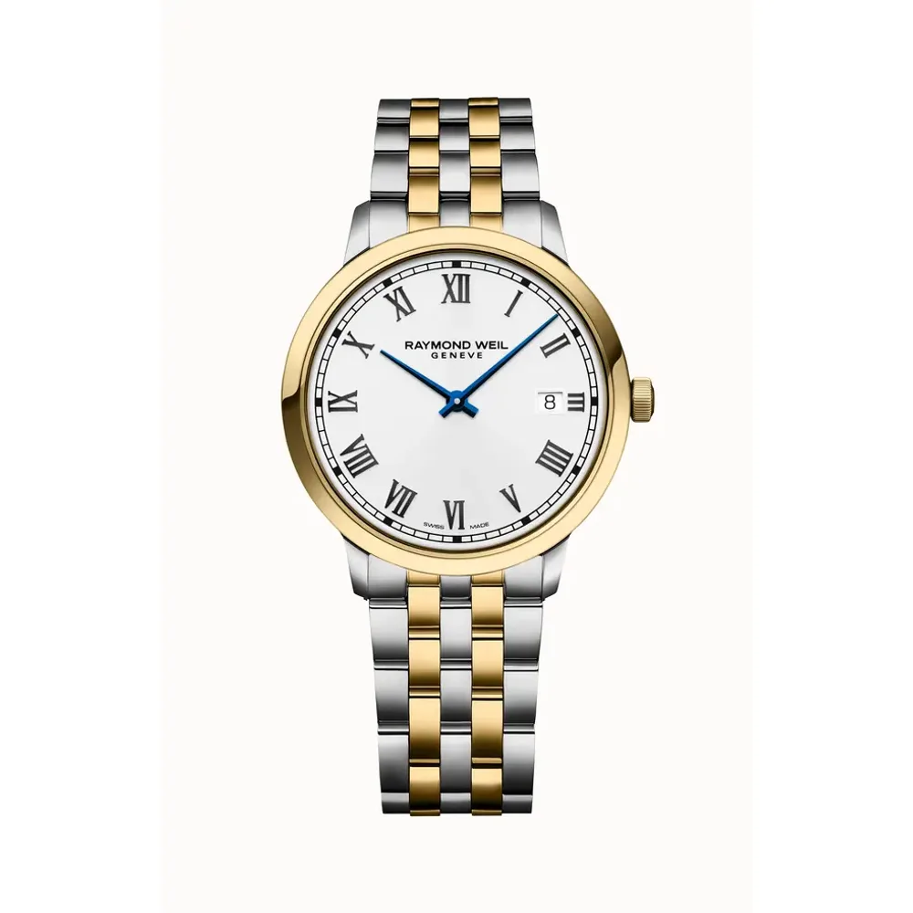 Raymond Weil Toccata Men's Classic Two-Tone Gold PVD Quartz Watch, 39 mm
