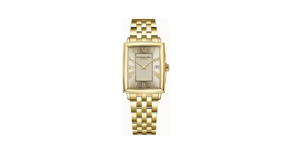 Raymond Weil Toccata Ladies Champagne Dial Quartz Watch, 22 x 28 mm