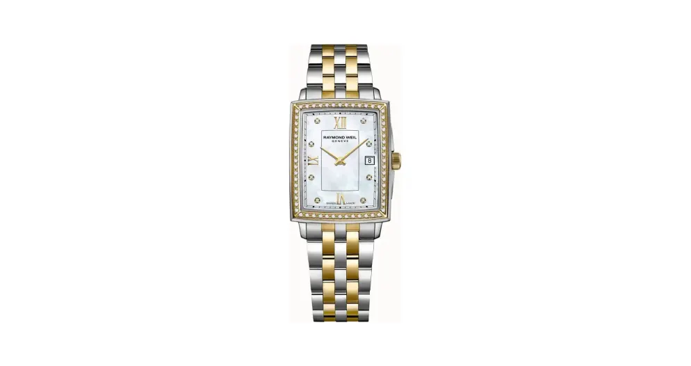 Raymond Weil Toccata Ladies 68 diamonds Two-tone Quartz Watch, 22 x 28 mm