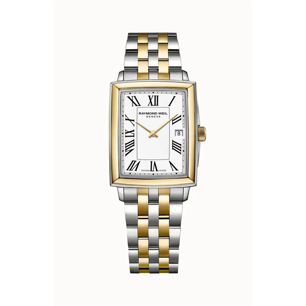 Raymond Weil Toccata Ladies Two-tone Quartz Watch, 22 x 28 mm