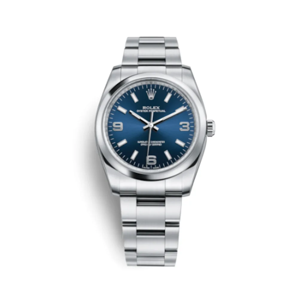 Rolex Oyster Perpetual 34 Blue Explorer
