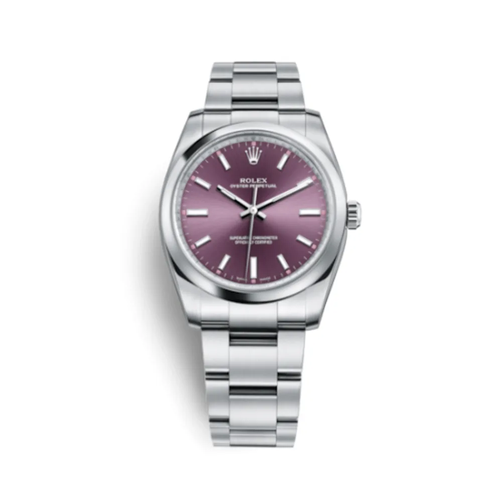 Rolex Oyster Perpetual 34 Red Grape