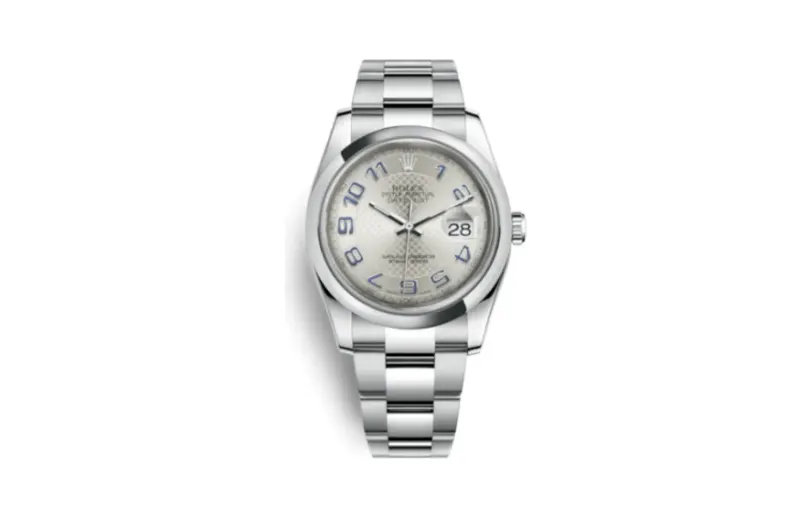 Rolex Datejust 36 Stainless Steel Domed / Oyster / Silver Arabic